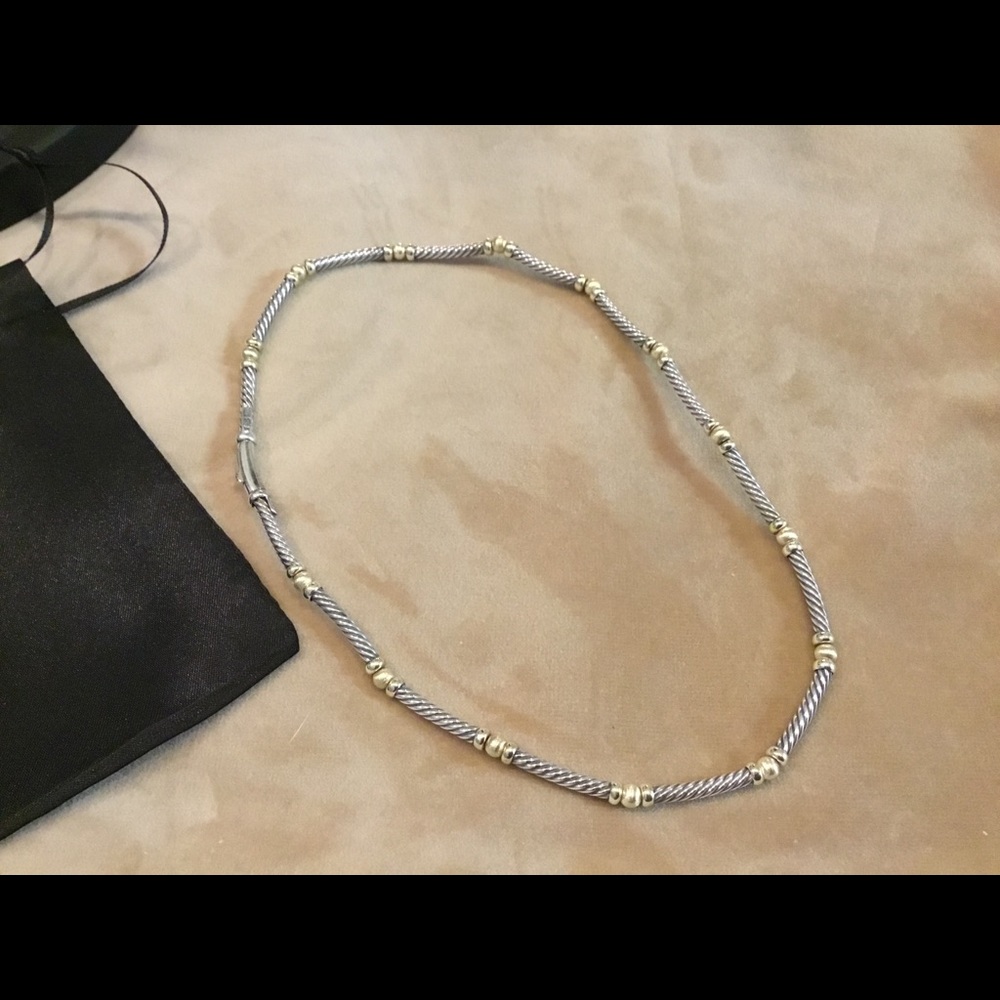 DAVID YURMAN Cable Choker
14k/.925